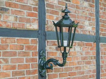 Classic Wall Lamp L - Alu - Dark Green - Ceramic Burner