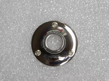 Runde Türgriffrosette – Nickel glänzend – Ø 5 cm