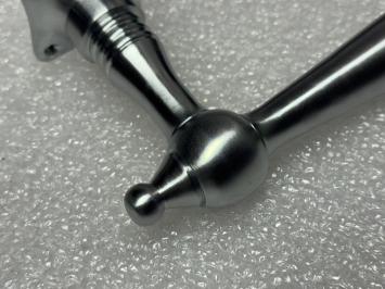 Deurset nikkel - chrome mat - 2 deurklinken en -rozetten