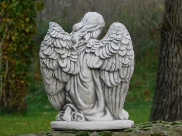 Statue Kneeling Angel - Stone - Detailed