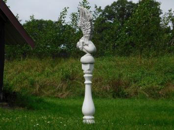 Knielende Engel op Sokkel - 167 cm - Steen