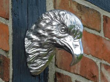 Wall ornament Eagle head - alu - eagle