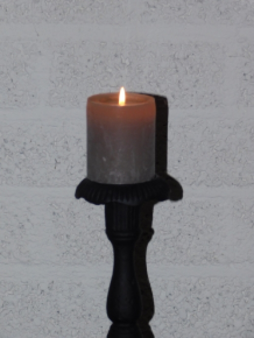 Candle stand anthracite - cast iron