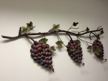 Coat rack Grapes - 3-Hooks - Vine