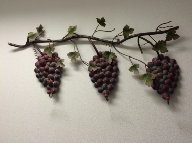 Coat rack Grapes - 3-Hooks - Vine