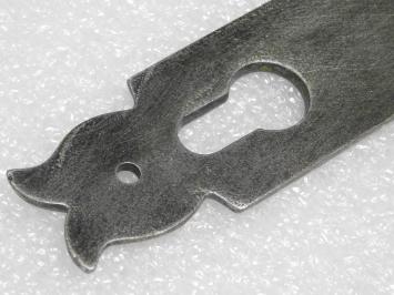 Langes Türschild „Noble“ – PZ 92 – Gusseisen, verzinkt