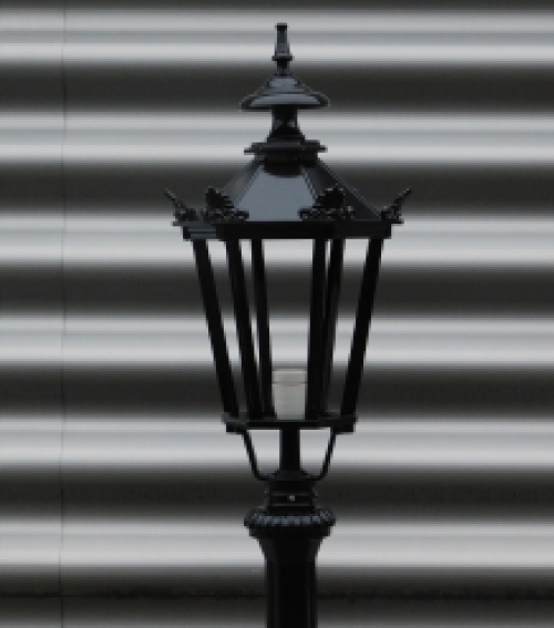 Laterne ''Paris - starke Außenlampe (194cm) - schwarz