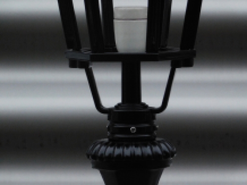 Lantern ''Paris - strong outdoor lamp (194cm) - black