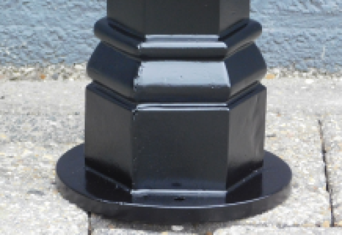 Lantern ''Paris - strong outdoor lamp (194cm) - black