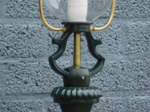 Lantern ''Malaga'' - strong outdoor lamp - darkgreen