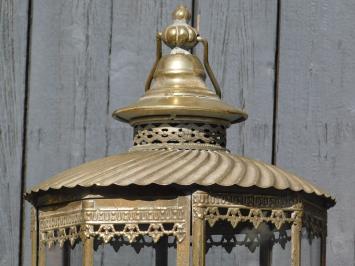 Lantern XL - Metal and Glass - 100 cm - Candle holder