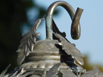 Lantern with Butterflies - Metal - Round - Lighting included