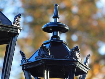 XL lamppost with 5 lamps - Black - 325 cm - Aluminium