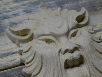 Lion's Head of Wood - Furniture Ornament