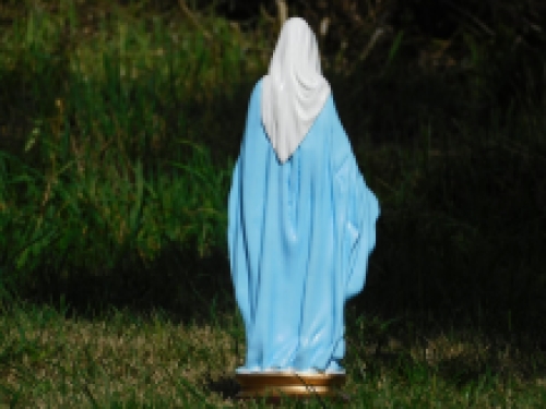 Moeder Maria / Mother Mary, polysteinen beeld, PRACHTIG.