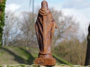 Mary statue - cast iron - rust colour