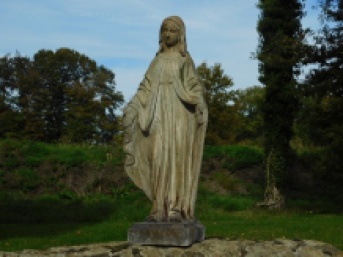 Beeld Maria - robuust - polystone - ecru