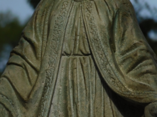 Statue Maria - robust - Polystone - ecru