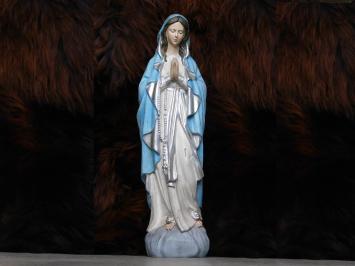 Beeld Maria met Rozenkrans - Polystone - In Kleur