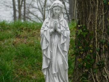 Maria auf Sockel mit griechischem Monogramm - 160 cm - Stein