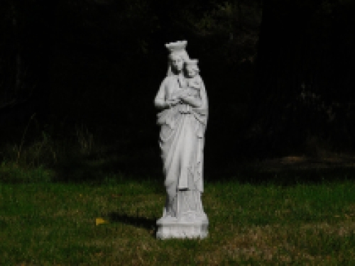 Statue Maria mit Kind - Vollstein - exklusiv