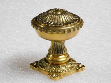 Vaste Deurknop met Rozet - Messing Gepolijst