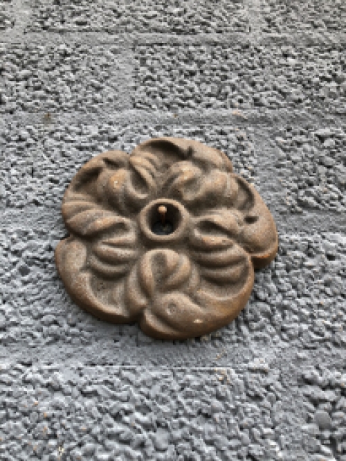 Maueranker, Gusseisen-Rost-Rose-Motiv