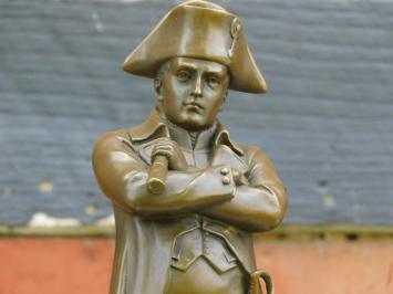 Beeld Napoleon - Brons - op Voet van Marmer