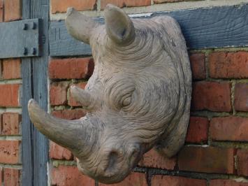 Head rhino XL - polystone - wall decoration