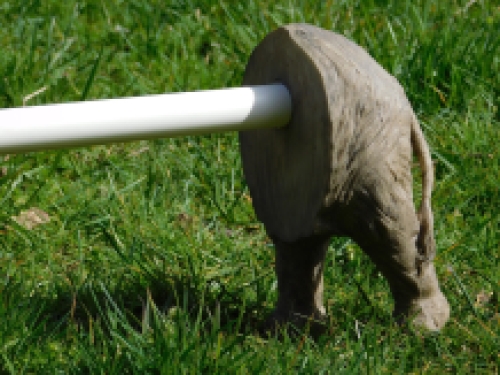 Elephant kitchen roll holder - polystone