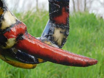 Elefant in Farbe – 135 x 180 cm – Handgefertigt und einzigartig