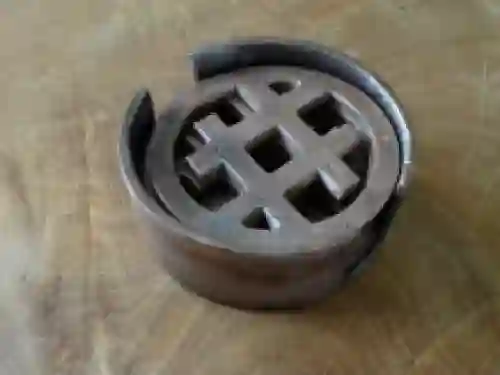Metalen onderzetters met houder, sierlijk en uniek