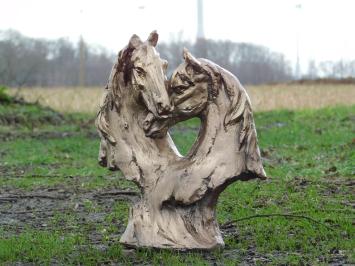 Horse statue - gold/bronze - polystone