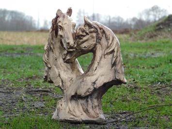 Horse statue - gold/bronze - polystone