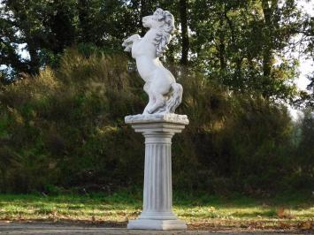 Paard op Sokkel - 150 cm - Steen