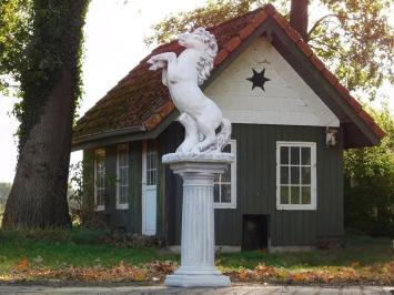 Paard op Sokkel - 150 cm - Steen