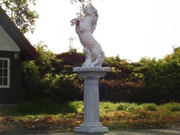Paard op Sokkel - 150 cm - Steen