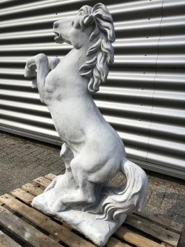 Prancing Horse XL - Solid Cast Stone
