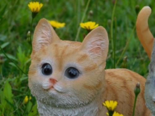 Katze orange - Polystone