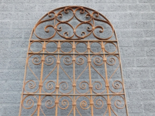 Poort smeedijzer, 150 hoog x 75 breed zonder slot