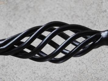 Window handle black - turn/tilt - wrought iron 