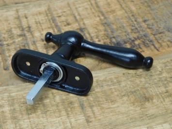 Window lock - black - iron - window handle