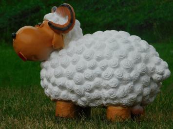 Statue Ram - Polystone - White