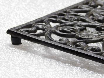 Gitterrost – Pfannenhalter – 17 x 17 cm – Gusseisen