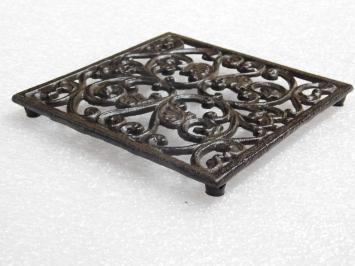 Gitterrost – Pfannenhalter – 17 x 17 cm – Gusseisen