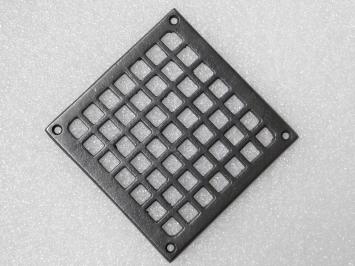 Square Grid - 14.5 x 14.5 cm - Iron 