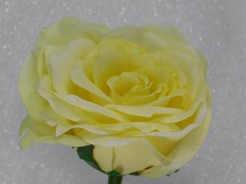 Artificial flower Rose Steel - Yellow - 36 cm