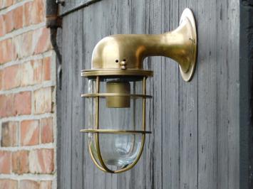 LAST ONE: Brass Ship Lamp - Round - Wall Lamp