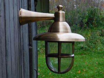 Scheepslamp L - Messing - Rond