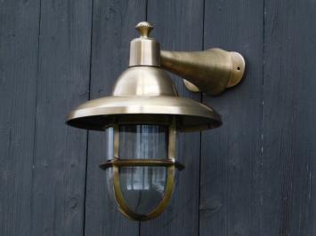 Scheepslamp L - Messing - Rond